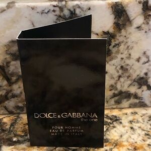 Dolce & Gabbana D&G 1.5ml The One For Men Sample Vial Spray Card
